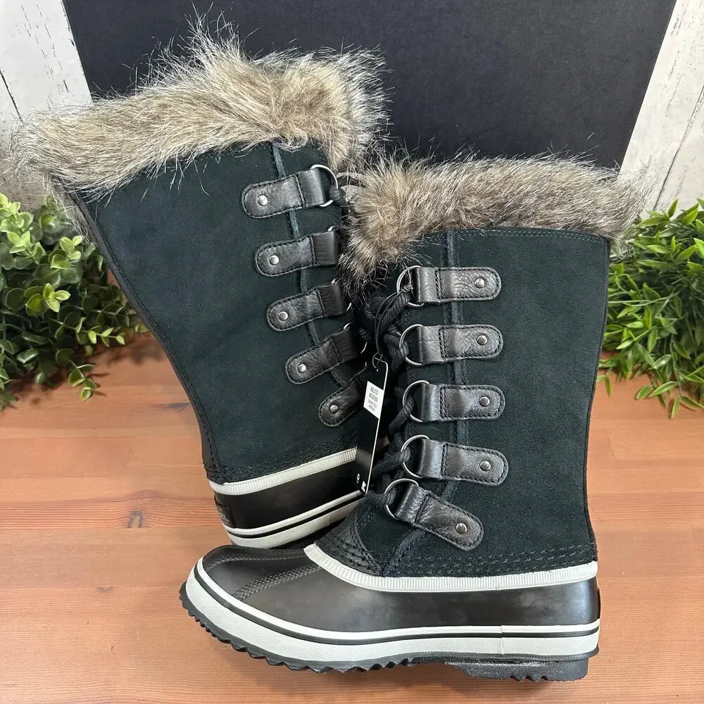 Sorel Women's Joan of Arctic Waterproof Boots‎ Black Size 7